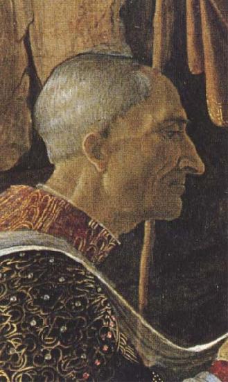 Sandro Botticelli Older Kneeling Mago oil painting picture